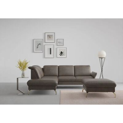 SIT & MORE Fashion L-Form Ecksofa - Luxus-Mikrofaser mit Prägung SIT & MORE Fashion L-Form Ecksofa - Luxus-Mikrofaser mit Prägung