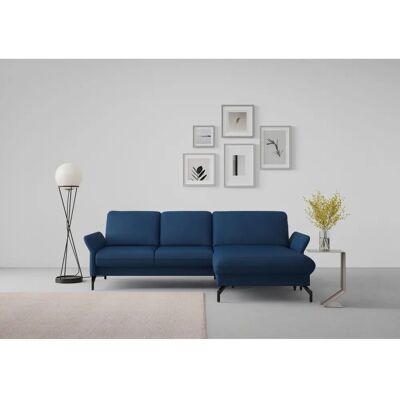 SIT & MORE Fashion L-Form Sofa - Recamiere rechts, blau SIT & MORE Fashion L-Form Sofa - Recamiere rechts, blau