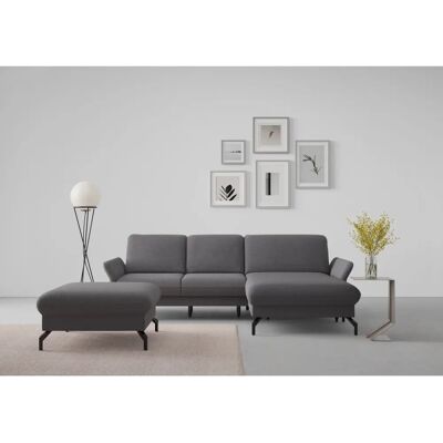 SIT & MORE Fashion L-Form Sofa - Recamiere rechts, Polierte Armlehnen, 4,5 Sitze SIT & MORE Fashion L-Form Sofa - Recamiere rechts, Polierte Armlehnen, 4,5 Sitze