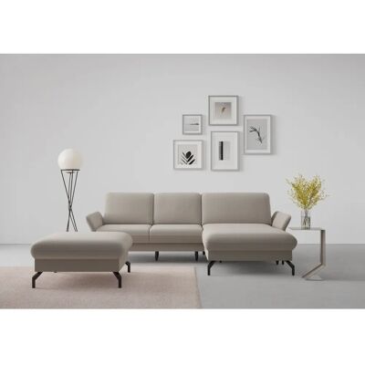 SIT & MORE Fashion L-Form Sofa - Recamiere rechts, motorisch, Chenille SIT & MORE Fashion L-Form Sofa - Recamiere rechts, motorisch, Chenille