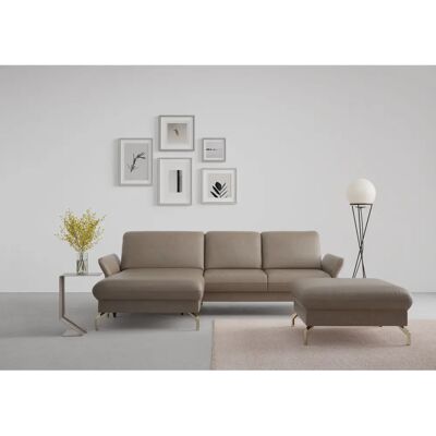 SIT & MORE Fashion L-Form Sofa - Mikrofas, Recamiere links, Handgefertigt SIT & MORE Fashion L-Form Sofa - Mikrofas, Recamiere links, Handgefertigt
