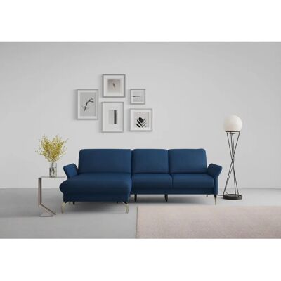 SIT & MORE Fashion L-Form Sofa - Blau - Recamiere, Motorisch, Abnehmbarer Sitz SIT & MORE Fashion L-Form Sofa - Blau - Recamiere, Motorisch, Abnehmbarer Sitz