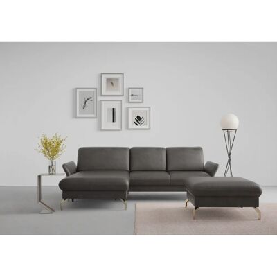 SIT & MORE Fashion L-Form Sofa - Mikrofaser mit Prägung SIT & MORE Fashion L-Form Sofa - Mikrofaser mit Prägung
