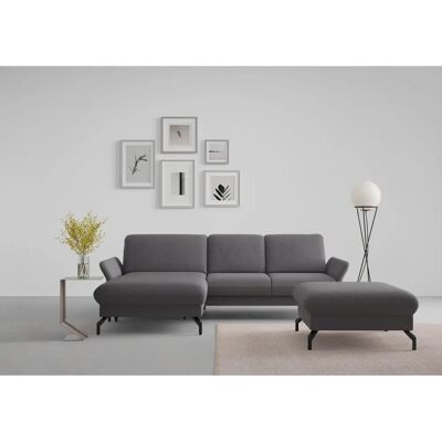 SIT & MORE Fashion L-Form Sofa - Chenille, Recamiere links, 253x165x84cm SIT & MORE Fashion L-Form Sofa - Chenille, Recamiere links, 253x165x84cm