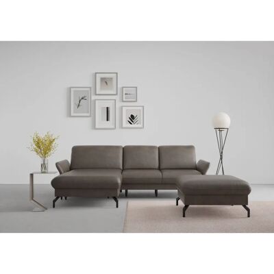 SIT & MORE Fashion L-Form Sofa - Microfaser, Recamiere links, motorisch SIT & MORE Fashion L-Form Sofa - Microfaser, Recamiere links, motorisch