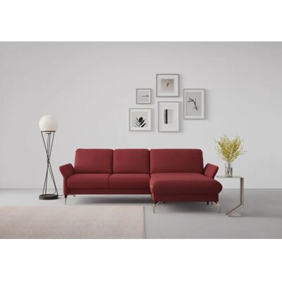 SIT & MORE Fashion L-Form Sofa - Bordeaux - Mikrofaser SIT & MORE Fashion L-Form Sofa - Bordeaux - Mikrofaser