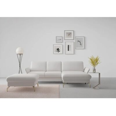 SIT & MORE Fashion L-Form Sofa - Recamiere, gepolstert, Metallfüße SIT & MORE Fashion L-Form Sofa - Recamiere, gepolstert, Metallfüße