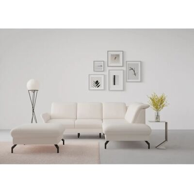 SIT&MORE ALTARA NUBUCK Microfaser Sofa - Ottomane rechts - L-Form SIT&MORE ALTARA NUBUCK Microfaser Sofa - Ottomane rechts - L-Form