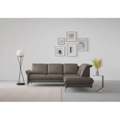SIT & MORE Fashion L-Form Sofa - Microfaser, Ottomane rechts, 250cm SIT & MORE Fashion L-Form Sofa - Microfaser, Ottomane rechts, 250cm