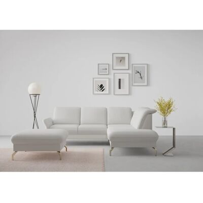 SIT&MORE Fashion L-Form Sofa - Hellgrau SIT&MORE Fashion L-Form Sofa - Hellgrau