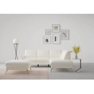 SIT & MORE Fashion Beiges Sofa - L-Form, Motorisch verstellbar SIT & MORE Fashion Beiges Sofa - L-Form, Motorisch verstellbar