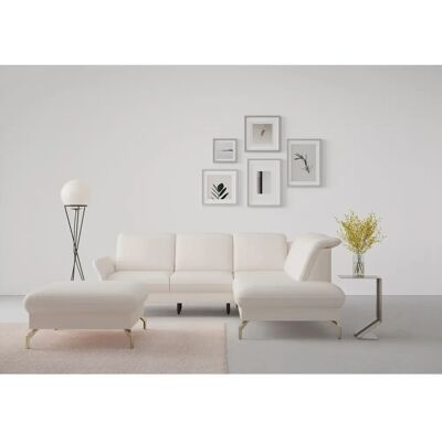 SIT & MORE Fashion Beige Mikrofaser Ecksofa - Sofa SIT & MORE Fashion Beige Mikrofaser Ecksofa - Sofa
