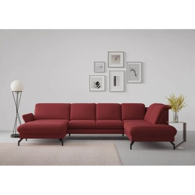 SIT & MORE Fashion U-Form Wohnlandschaft - Microfaser, Bordeaux SIT & MORE Fashion U-Form Wohnlandschaft - Microfaser, Bordeaux