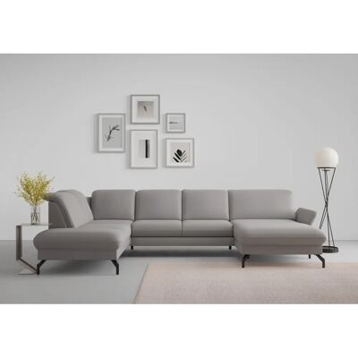 SIT & MORE Fashion U-Form Grau Sofa - Wohnzimmermöbel SIT & MORE Fashion U-Form Grau Sofa - Wohnzimmermöbel