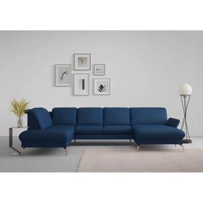 SIT&MORE Fashion U-Form Sofa - Blau SIT&MORE Fashion U-Form Sofa - Blau