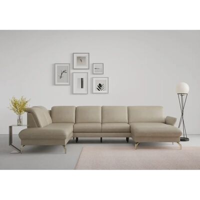 SIT & MORE Fashion U-Form Beige Sofa - U-Form SIT & MORE Fashion U-Form Beige Sofa - U-Form