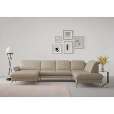 SIT & MORE Fashion U-Form Beige Sofa - U-Form Sofa SIT & MORE Fashion U-Form Beige Sofa - U-Form Sofa