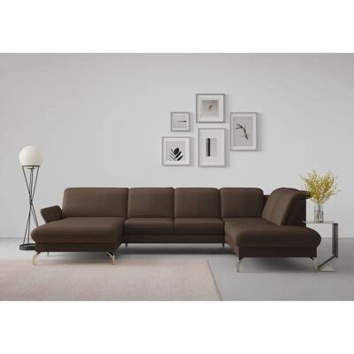 SIT & MORE Fashion U-Form Braun Sofa - Wohnzimmermöbel SIT & MORE Fashion U-Form Braun Sofa - Wohnzimmermöbel