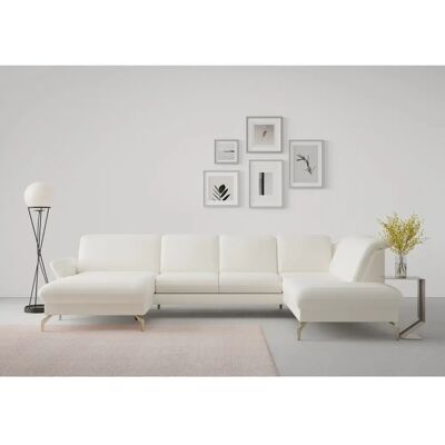 SIT & MORE Fashion U-Form Sofa - U-förmiges Sofa, beige, verstellbare Kopfstützen SIT & MORE Fashion U-Form Sofa - U-förmiges Sofa, beige, verstellbare Kopfstützen