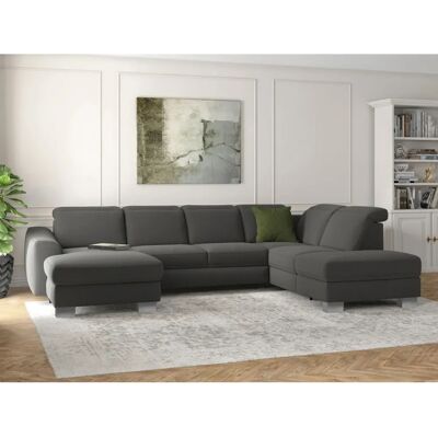 SIT & MORE Dundee U-Form Sofa - U-förmiges Microfaser Paris - 338x219 cm SIT & MORE Dundee U-Form Sofa - U-förmiges Microfaser Paris - 338x219 cm