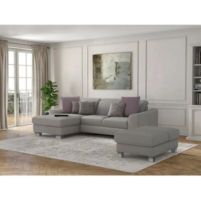 SIT & MORE Dundee L-Form Sofa - Microfaser, Recamiere, 264cm SIT & MORE Dundee L-Form Sofa - Microfaser, Recamiere, 264cm