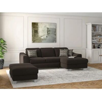 SIT&MORE Dundee L-Form Sofa - Recamiere, Mikrofasertouch, Handgefertigt SIT&MORE Dundee L-Form Sofa - Recamiere, Mikrofasertouch, Handgefertigt