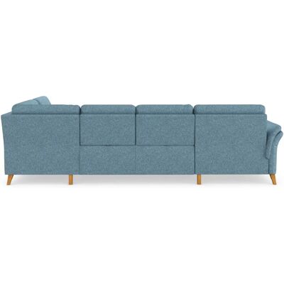 SIT & MORE Göteborg Blaue Wohnlandschaft mit Bett & Stauraum SIT & MORE Göteborg Blaue Wohnlandschaft mit Bett & Stauraum