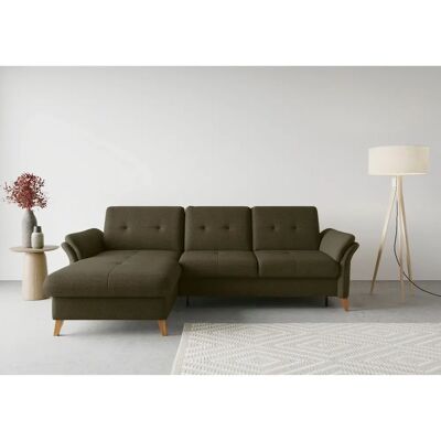 SIT & MORE Göteborg Grünes Ecksofa mit Stauraum - Sofa SIT & MORE Göteborg Grünes Ecksofa mit Stauraum - Sofa