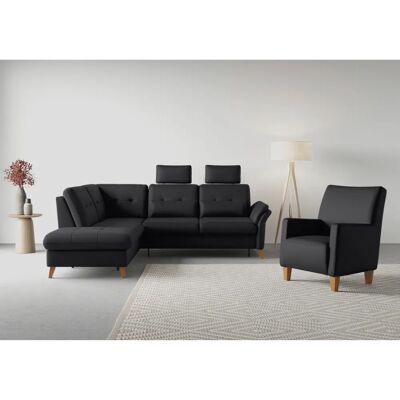 SIT & MORE Göteborg Ecksofa - Microfaser - Mit Bettfunktion SIT & MORE Göteborg Ecksofa - Microfaser - Mit Bettfunktion