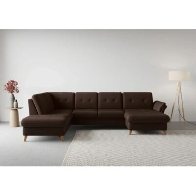 SIT & MORE Göteborg Microfaser-Sofa - 327x90x226cm - Dunkelbraun SIT & MORE Göteborg Microfaser-Sofa - 327x90x226cm - Dunkelbraun