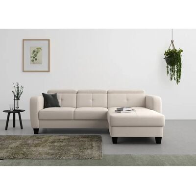 SIT & MORE Belluci L-Form - Sofa, elephant, Microfaser, rechts, 247x170x85cm SIT & MORE Belluci L-Form - Sofa, elephant, Microfaser, rechts, 247x170x85cm