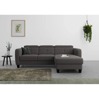 SIT & MORE Belluci L-Form Sofa - fango - 247x85x170 cm SIT & MORE Belluci L-Form Sofa - fango - 247x85x170 cm