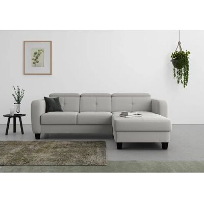 SIT & MORE Belluci L-Form Sofa - Weiche Struktur, Recamière rechts, Ohne Bettfunktion SIT & MORE Belluci L-Form Sofa - Weiche Struktur, Recamière rechts, Ohne Bettfunktion