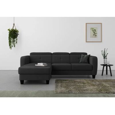 SIT&MORE Belluci L-Form Mikrofaser-Sofa - Sofa SIT&MORE Belluci L-Form Mikrofaser-Sofa - Sofa