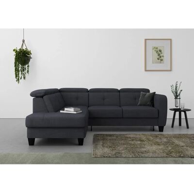 SIT & MORE Belluci L-Form Sofa - Tiefblau - Sofa SIT & MORE Belluci L-Form Sofa - Tiefblau - Sofa