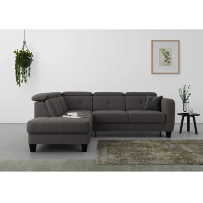 SIT & MORE Belluci L-Form Sofa - Microfaser Euphoria - mit Bettfunktion SIT & MORE Belluci L-Form Sofa - Microfaser Euphoria - mit Bettfunktion