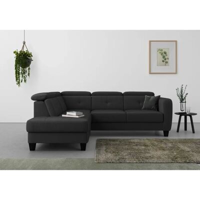 SIT&MORE Belluci L-Form Microfaser Sofa - Sofa SIT&MORE Belluci L-Form Microfaser Sofa - Sofa