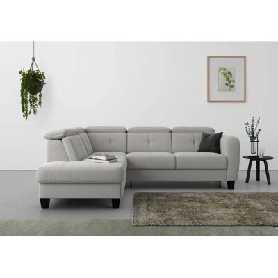 SIT & MORE Belluci Ecksofa - Bett, Linke Ottomane, Gepolsterte Rückenlehne - Sofa SIT & MORE Belluci Ecksofa - Bett, Linke Ottomane, Gepolsterte Rückenlehne - Sofa