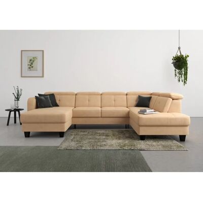 SIT & MORE Belluci U-Form Sofa - U-Form Sofa mit Microfaser ALTARA NUBUCK SIT & MORE Belluci U-Form Sofa - U-Form Sofa mit Microfaser ALTARA NUBUCK