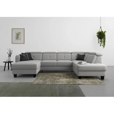 SIT&MORE Belluci U-Form Sofa - Microfaser Euphoria SIT&MORE Belluci U-Form Sofa - Microfaser Euphoria