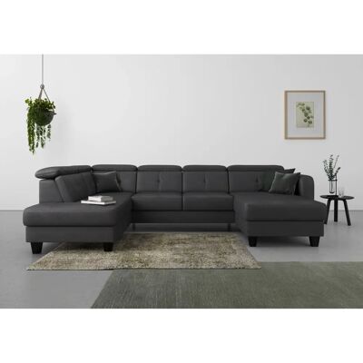 SIT & MORE Belluci U-Form Sofa - Microfaser Florence - Recamiere rechts SIT & MORE Belluci U-Form Sofa - Microfaser Florence - Recamiere rechts