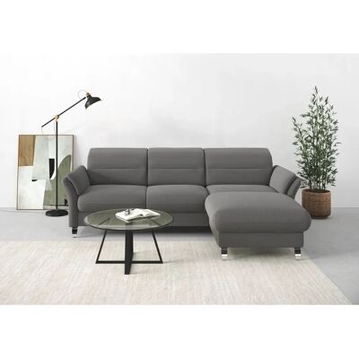 SIT & MORE Grenoble L-Form Sofa - Weiche Struktur, Recamiere, Stauraum SIT & MORE Grenoble L-Form Sofa - Weiche Struktur, Recamiere, Stauraum