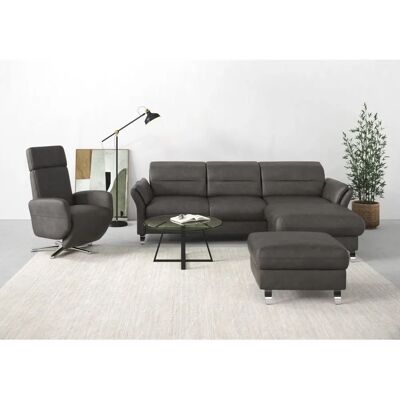 SIT & MORE Grenoble L-Form Sofa - Microfaser Vintageoptik SIT & MORE Grenoble L-Form Sofa - Microfaser Vintageoptik