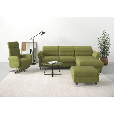 SIT & MORE Grenoble L-Form Sofa - Recamiere, Handgefertigt, Hochwertiger Stoff SIT & MORE Grenoble L-Form Sofa - Recamiere, Handgefertigt, Hochwertiger Stoff