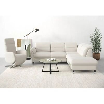 SIT & MORE Grenoble L-Form Sofa - Weiche, Beige, Rechte Ottomane SIT & MORE Grenoble L-Form Sofa - Weiche, Beige, Rechte Ottomane