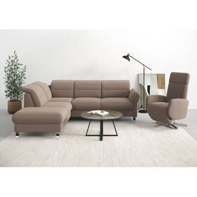 SIT & MORE Grenoble L-Form Sofa - Weiche Struktur, Linke Ottomane, Ohne Bettfunktion SIT & MORE Grenoble L-Form Sofa - Weiche Struktur, Linke Ottomane, Ohne Bettfunktion
