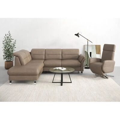 SIT & MORE Grenoble L-Form Sofa - Microfaser Vintage-Optik SIT & MORE Grenoble L-Form Sofa - Microfaser Vintage-Optik