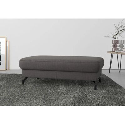 SIT&MORE Cinturo Hockerbank - Mikrofaser, Grau, 45cm SIT&MORE Cinturo Hockerbank - Mikrofaser, Grau, 45cm