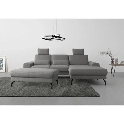 SIT & MORE Cinturo L-Form Grau Sofa - Sofa SIT & MORE Cinturo L-Form Grau Sofa - Sofa