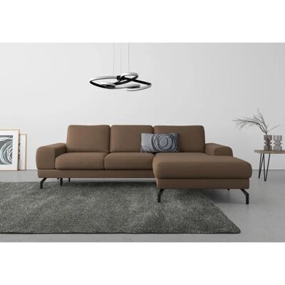 SIT & MORE Cinturo L-Form Sofa - Mikrofaser, Recamiere, Manuell verstellbares Rückenlehne SIT & MORE Cinturo L-Form Sofa - Mikrofaser, Recamiere, Manuell verstellbares Rückenlehne